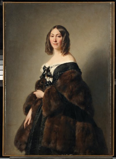 Retrato de Cécile Charlotte Furtado-Heine (óleo sobre tela) de Hermann Winterhalter