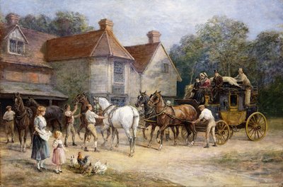 Cavalos em mudança, de Heywood Hardy