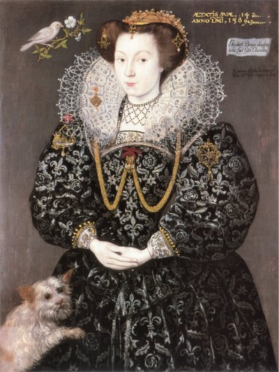 Elizabeth Brydges 1589 de Hieronimo Custodis