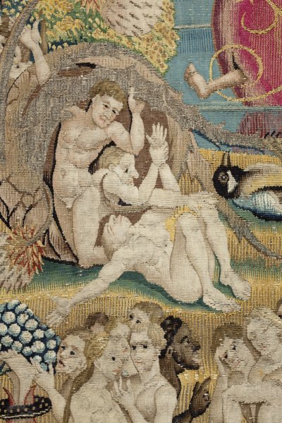The Garden of Earthly Delights. ca. 1560 (tapeçaria) de Hieronymus (after) Bosch