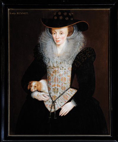 Lady Bennet, c.1509 (óleo a bordo) de Hieronymus (attr. to) Custodis