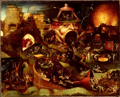 Cristo no Limbo, c. 1575 (óleo sobre madeira) de Hieronymus (follower of) Bosch