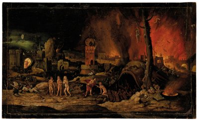O Grito do Inferno de Hieronymus (follower of) Bosch