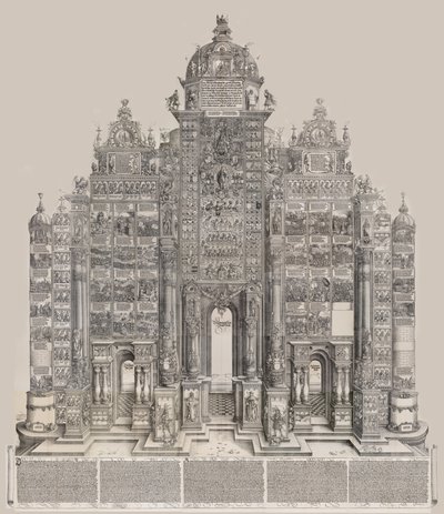 Arco de Honra, 1515, impresso 151718., 1515, impresso 151718. de Hieronymus Andreae