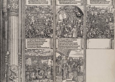 Aliança de Maximiliano com Henrique VIII, O Casamento Duplo em Viena, A Campanha em Gelde..., 1515. de Hieronymus Andreae