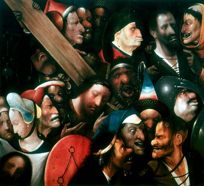 Carregando a Cruz, c1480-1516 de Hieronymus Bosch