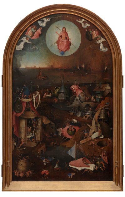 Painel central do Juízo Final (óleo sobre painel) de Hieronymus Bosch