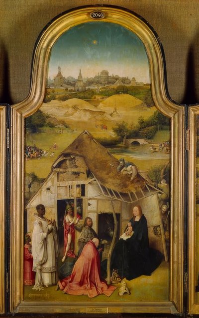 A adoração dos reis de Hieronymus Bosch