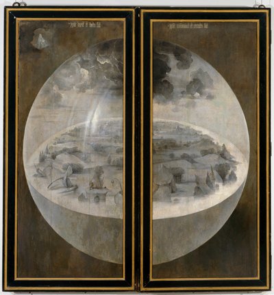 Jardim das delícias ... (pintura sobre madeira) de Hieronymus Bosch
