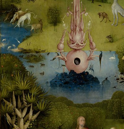 O Jardim das Delícias Terrenas, 1490-1500 de Hieronymus Bosch