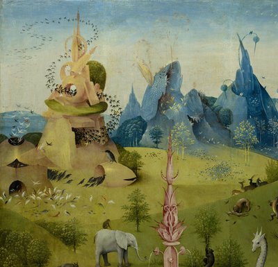 O Jardim das Delícias Terrenas, 1490-1500 de Hieronymus Bosch