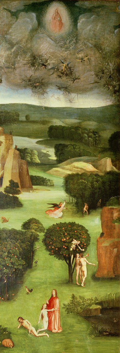 O Último Julgamento (Retábulo): Interior da Esquerda de Hieronymus Bosch