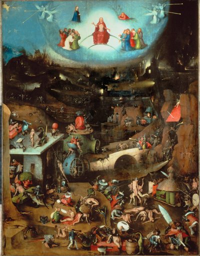 O Juízo Final, painel central (óleo sobre madeira de carvalho) de Hieronymus Bosch