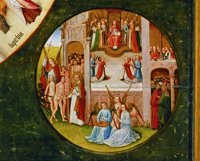 A tabela dos Sete Pecados Mortais ... de Hieronymus Bosch