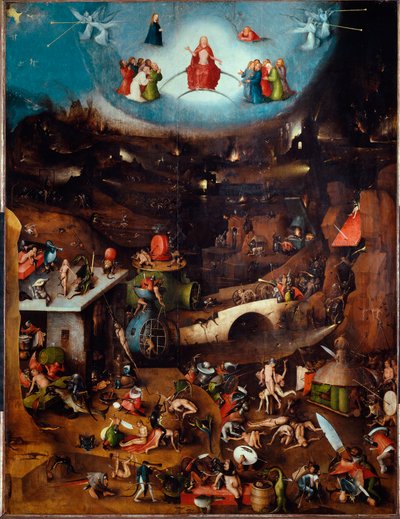 Tryptic of the Last Judgement, painel central, c.1504 (pintura sobre madeira) de Hieronymus Bosch