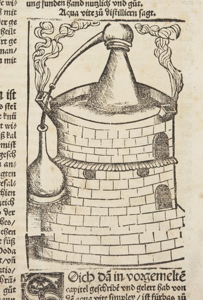 O livro sobre destilar de Hieronymus Brunschwig