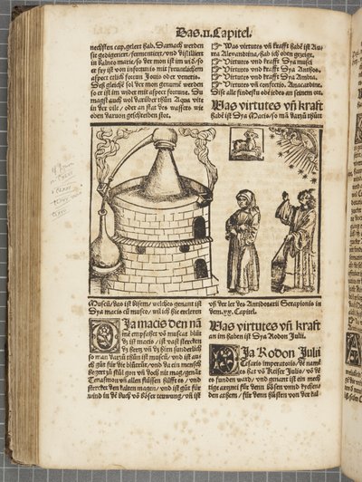 O livro sobre destilar de Hieronymus Brunschwig