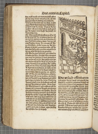 O livro sobre destilar de Hieronymus Brunschwig