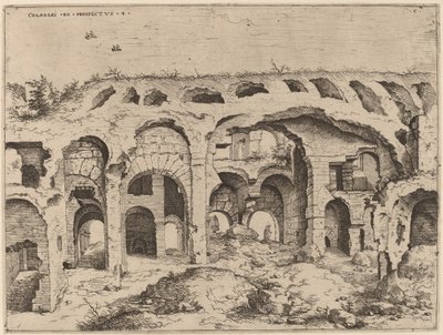 Quarta vista do Coliseu de Hieronymus Cock