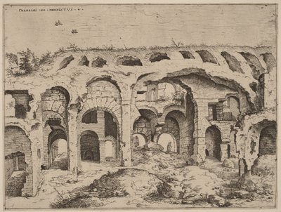 Quarta vista do Coliseu de Hieronymus Cock