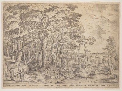 Paisagem com Cristo de Hieronymus Cock