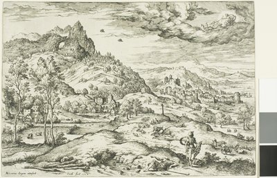 Mercúrio com a cabeça de Argus de Hieronymus Cock