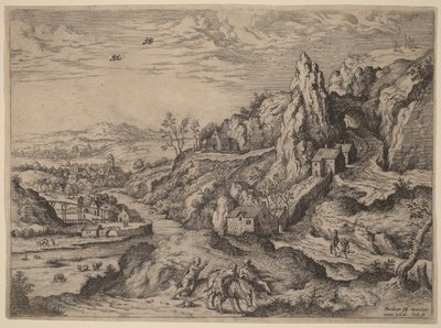 O sacrifício de Abraão de Hieronymus Cock