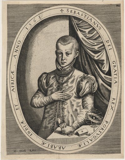 Sebastião, Rei de Portugal de Hieronymus Cock
