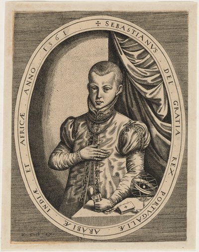 Sebastião, Rei de Portugal de Hieronymus Cock