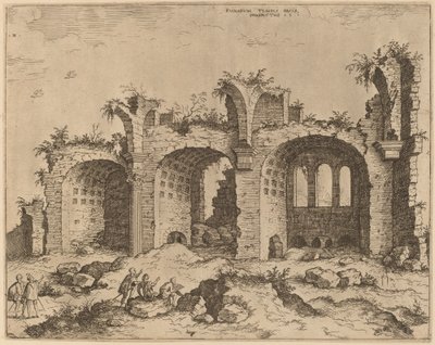 A Basílica de Constantino de Hieronymus Cock
