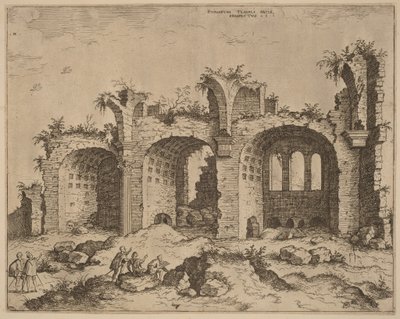 A Basílica de Constantino de Hieronymus Cock