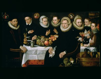 A Família de Adrien de Witte (1555-1616) 1608 de Hieronymus Francken