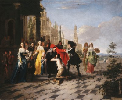 A Parábola do Filho Pródigo - O Filho Pródigo volta para Casa de Hieronymus Janssens