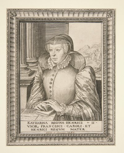 Catherine de Medici de Hieronymus Wierix