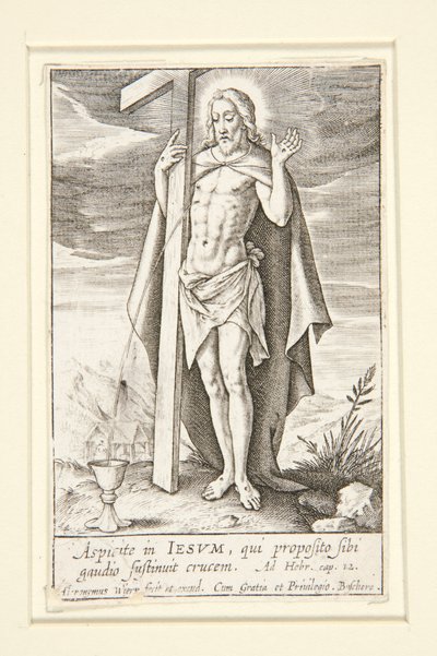 Cristo como Salvador de Hieronymus Wierix