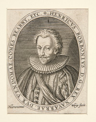 Rei Henrique IV de Hieronymus Wierix