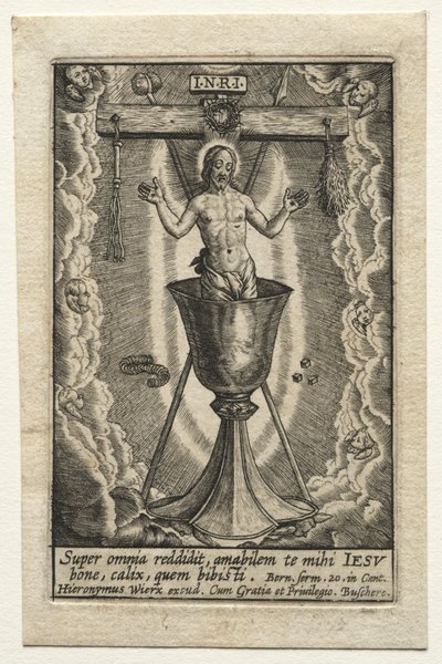 O Sangue do Redentor de Hieronymus Wierix