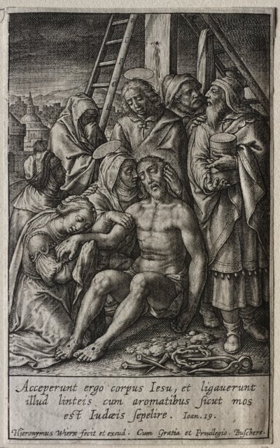 A Paixão: A Lamentação de Hieronymus Wierix