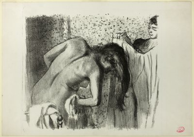 Depois do banho (versão grande) de Hilaire Germain Edgar Degas