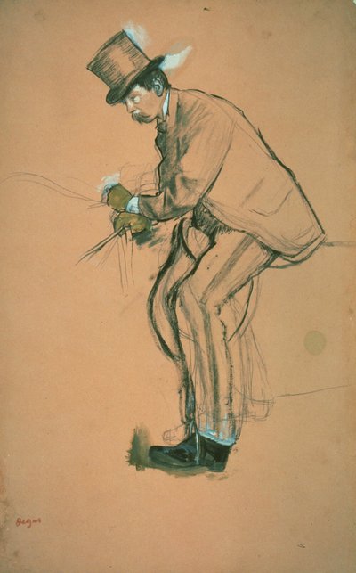 Cavaleiro cavalheiro de Hilaire Germain Edgar Degas