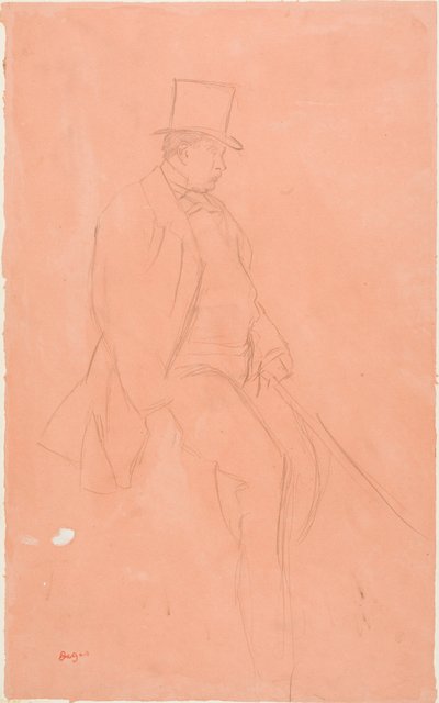 Cavaleiro cavalheiro de Hilaire Germain Edgar Degas