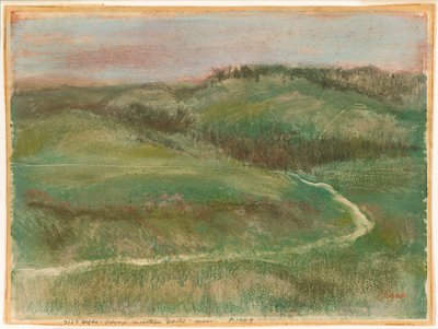 Paisagem de Hilaire Germain Edgar Degas