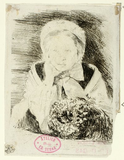 Marguerite Degas, a irmã do artista de Hilaire Germain Edgar Degas