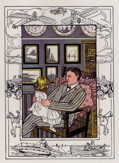 Mary Rides (cor litho) de Hilda Broughton
