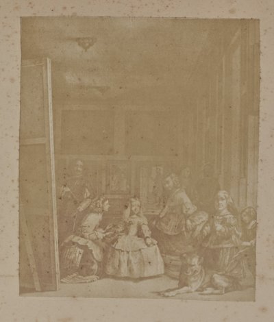 [Gravura de "Las Meninas" de Velázquez] de Hill and Adamson
