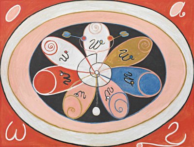 Evolution, No. 15, Grupo IV, As Estrelas de Sete Pontas, 1908. de Hilma af Klint