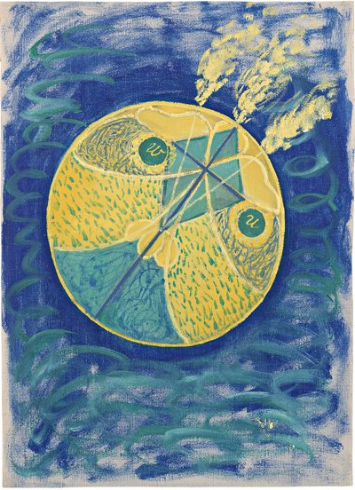 Grupo I, No. 7. Caos Primordial de Hilma af Klint