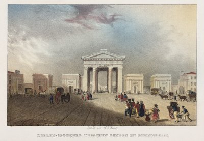 Estação Euston, Londres de Hilmar Johannes after Backer