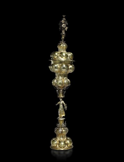 Taça Medingen Minerva, c.1650 (prata e vermeil) de Hinrich Ohmssen