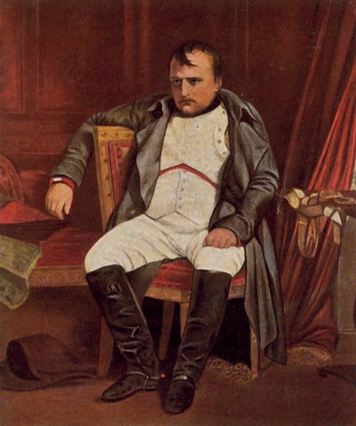 Napoleão I de Hippolyte (1797-1856) (after) Delaroche